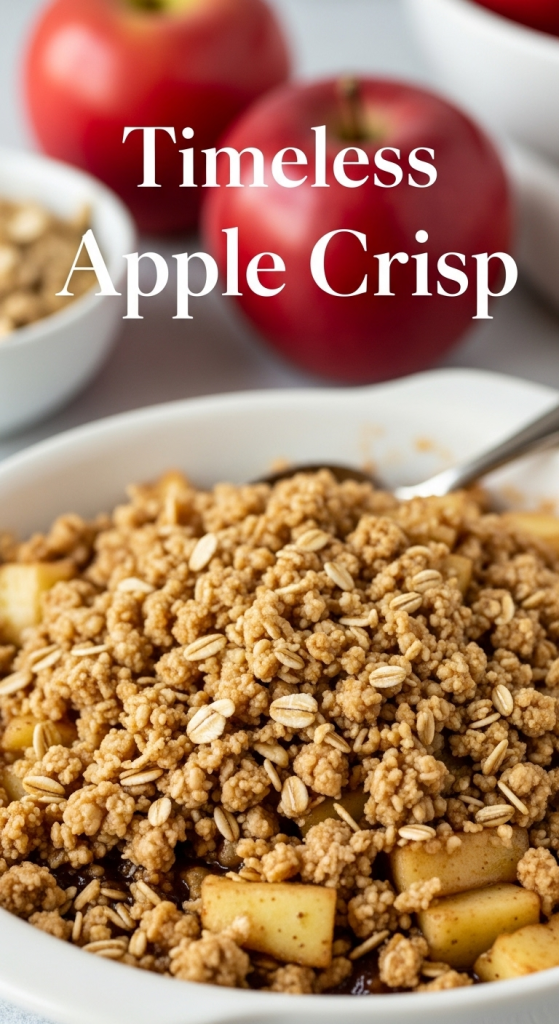 Timeless Apple Crisp: Irresistible Oat Topping Delight