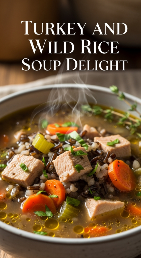 Turkey and Wild Rice Soup Delight: Savor the Comfort