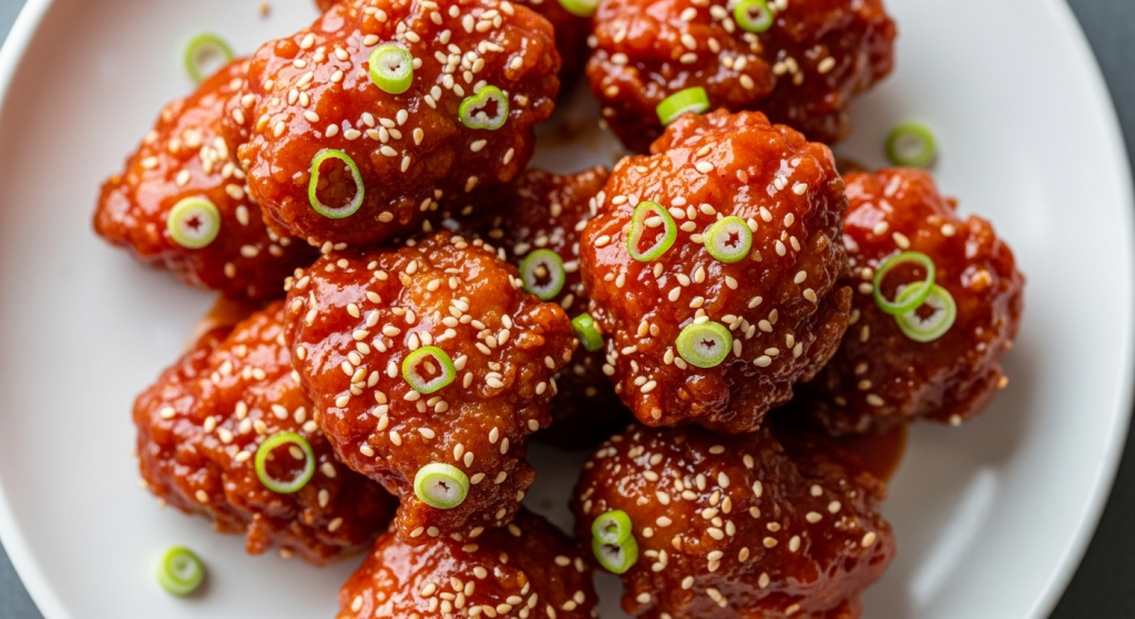 Unveiling Sweet & Spicy Korean Fried Chicken: Crispy Delight