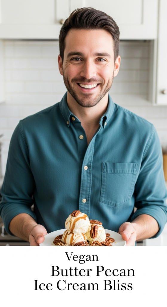 Vegan Butter Pecan Ice Cream Bliss: Creamy and Unforgettable