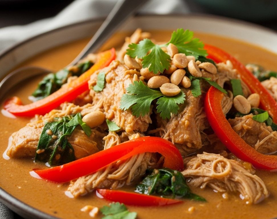 West African Peanut Stew with Tender Chicken