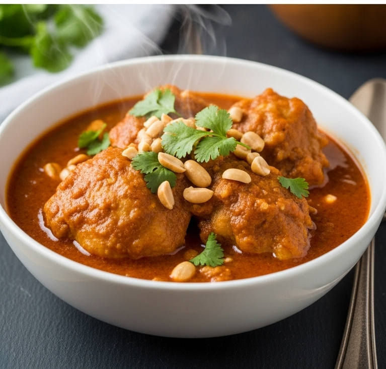 West African Peanut Stew with Tender Chicken