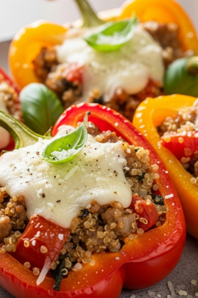 Wholesome Italian Stuffed Peppers with Quinoa Delight