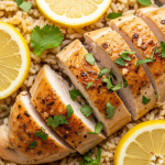 Zesty One-Pot Lemon Herb Chicken and Rice Delight