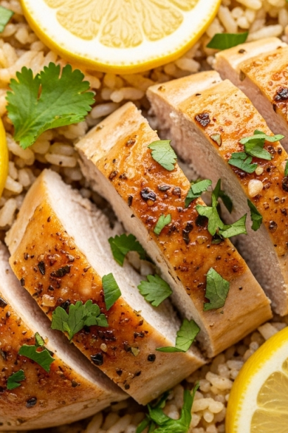 Zesty One-Pot Lemon Herb Chicken and Rice Delight