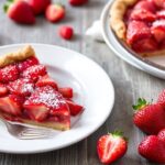 صورة فطيرة فراولة بالراوند مثالية: حلوة لا تُقاوم وقدّمت بشكل جذاب.