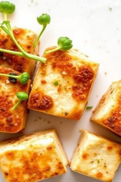 صورة توفو مقرمش في القلاية الهوائية، دليل شامل لنتيجة مثالية دون عناء.