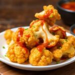 زهرة قرنبيط كورية مقرمشة مع صوص غوتشوجان حار لذيذ