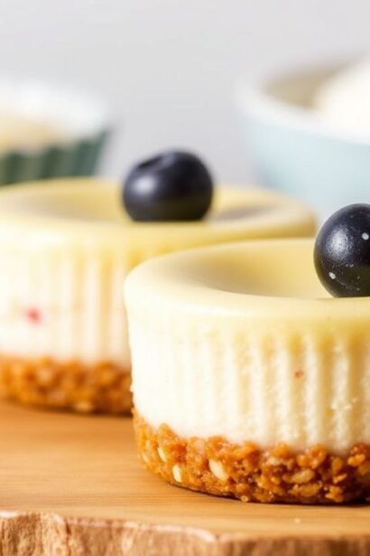 كيك تشيزكيك صغيرة بالهواء في المقلاة الهوائية، سهلة ولذيذة في دليل آير فراير ديلایت.