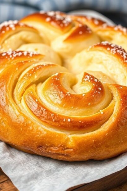 خبز غاتا أرمني بطبقات حلوة لا تُقاوم، مع عجينة ذهبية وحشوة شهية.