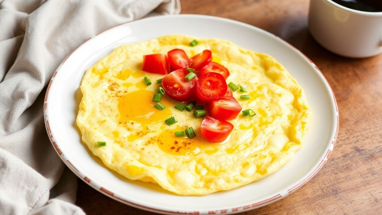 بيض عجة رقيق تحفة في مقلاة، وصفة 5 دقائق لنتيجة مثالية، fluffy perfection