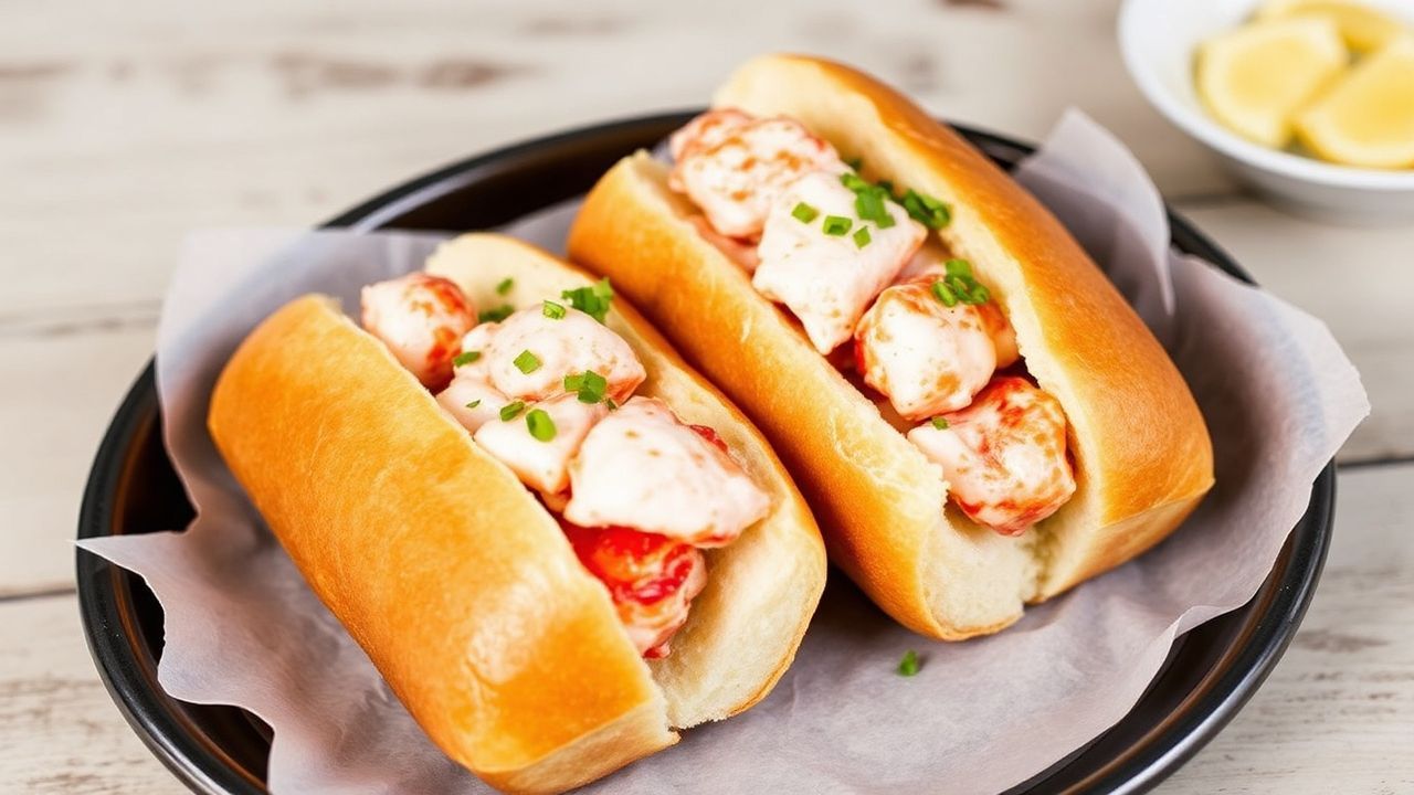 زبدة محمصة ولحم جراد بحر على رولين: كونكتيكت كلاسيك وماين، في 30 دقيقة، فوكلور.