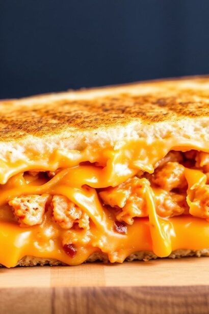 شطائر تونة حارة سريعة مع جبن ذائ ب وملمس ذهبي، مثالية خلال 15 دقيقة.