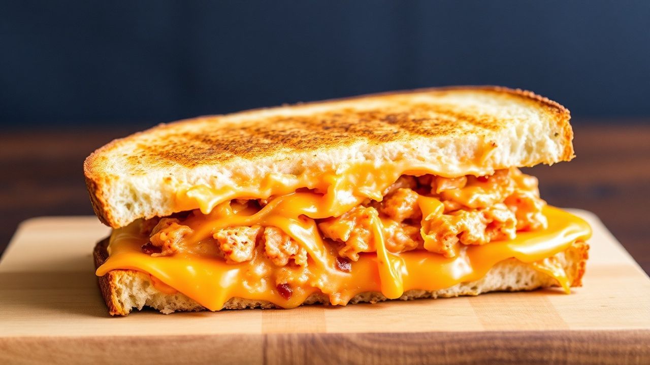 شطائر تونة حارة سريعة مع جبن ذائ ب وملمس ذهبي، مثالية خلال 15 دقيقة.