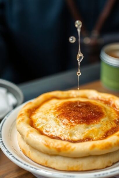 تسحرك Hotteok: فطائر كورية حلوة مقرمشة ولطيفة محشوة بشراب حلوٍ.