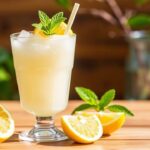 كأس من جرانيتا ليمون صقلّي منعشة بنكهة زابية، وصفة أصيلة للمذاق.