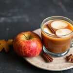 كوب من عصير التفاح الساخن المتبل مع قرفة دافئة، أجواء شتوية irresistible hot apple cider delights