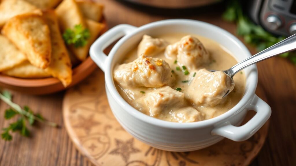 دجاج بالزبدة الكريمي من القدر الفوري يقدم ساخنًا بنكهة فاخرة وكأنه من المطعم، تِوازن رائع
