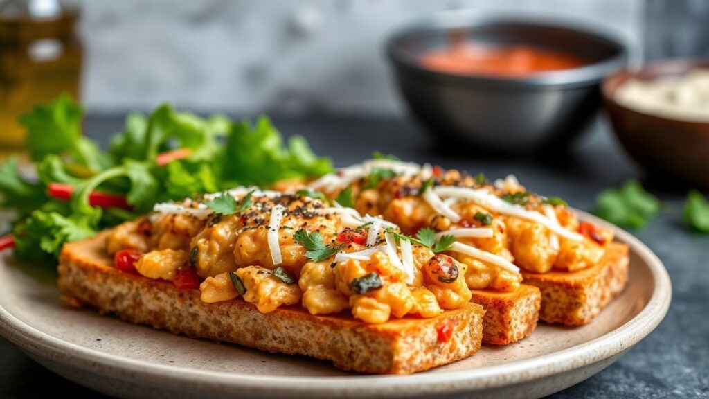 15-minute spicy tuna melts: toasted bread, melty cheese, and fiery tuna filling