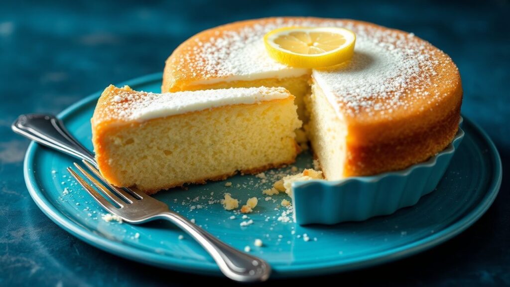 Bright and zesty lemon ricotta cake, sunny dessert for any time