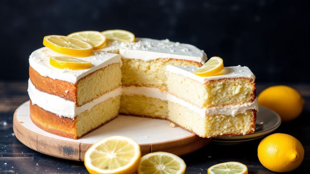 Sunny lemon ricotta cake with bright citrus aroma