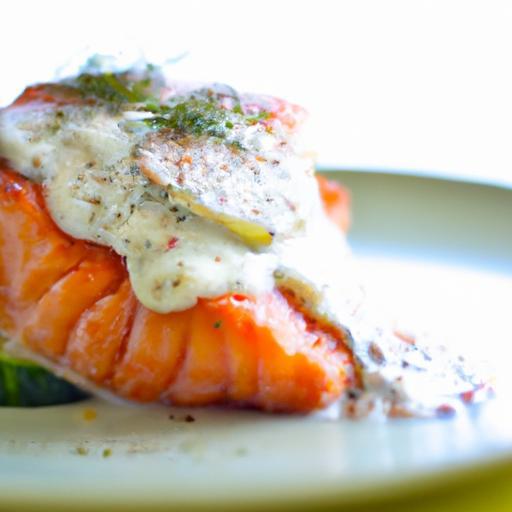 Savor Keto Salmon with Lush Creamy Dill Sauce Delight