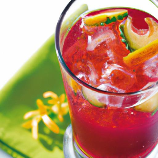 Refresh Your Day: The Zesty Charm of Hibiscus Ginger Iced Tea