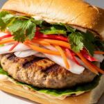 Banh Mi Turkey Burgers: Tangy Pickled Veggie Delight
