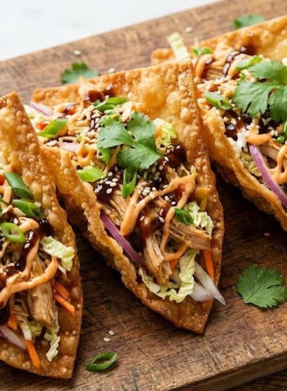 Best Crunchy Asian Chicken Wonton Tacos: A Flavorful Fusion Fiesta