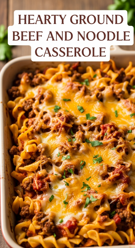 Best Hearty Ground Beef and Noodle Casserole Comfort in Every Bite