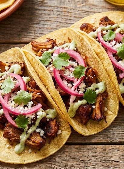 Best Jackfruit Carnitas Tacos with Tangy Pickled Onions Delight