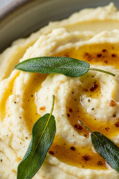 Best Mashed Potatoes with Brown Butter & Crispy Sage