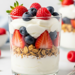 Best Power-Packed Greek Yogurt Parfait with Berries & Granola
