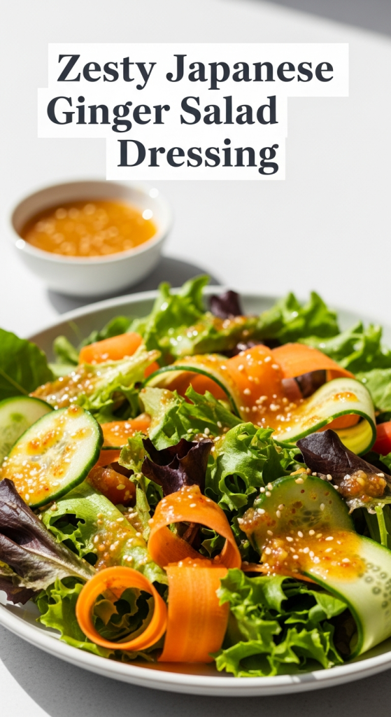 Best Zesty Japanese Ginger Salad Dressing: A Flavorful Twist