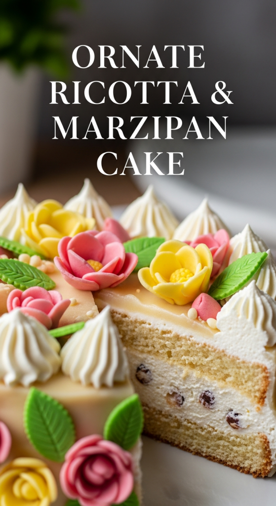 Crafting Ornate Ricotta & Marzipan Cake: Decadent Delights
