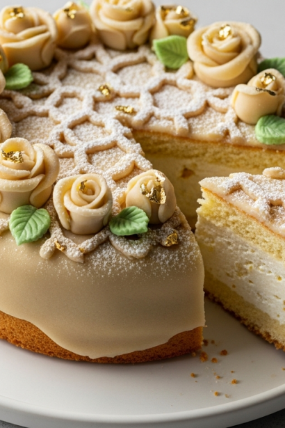 Crafting Ornate Ricotta & Marzipan Cake: Decadent Delights