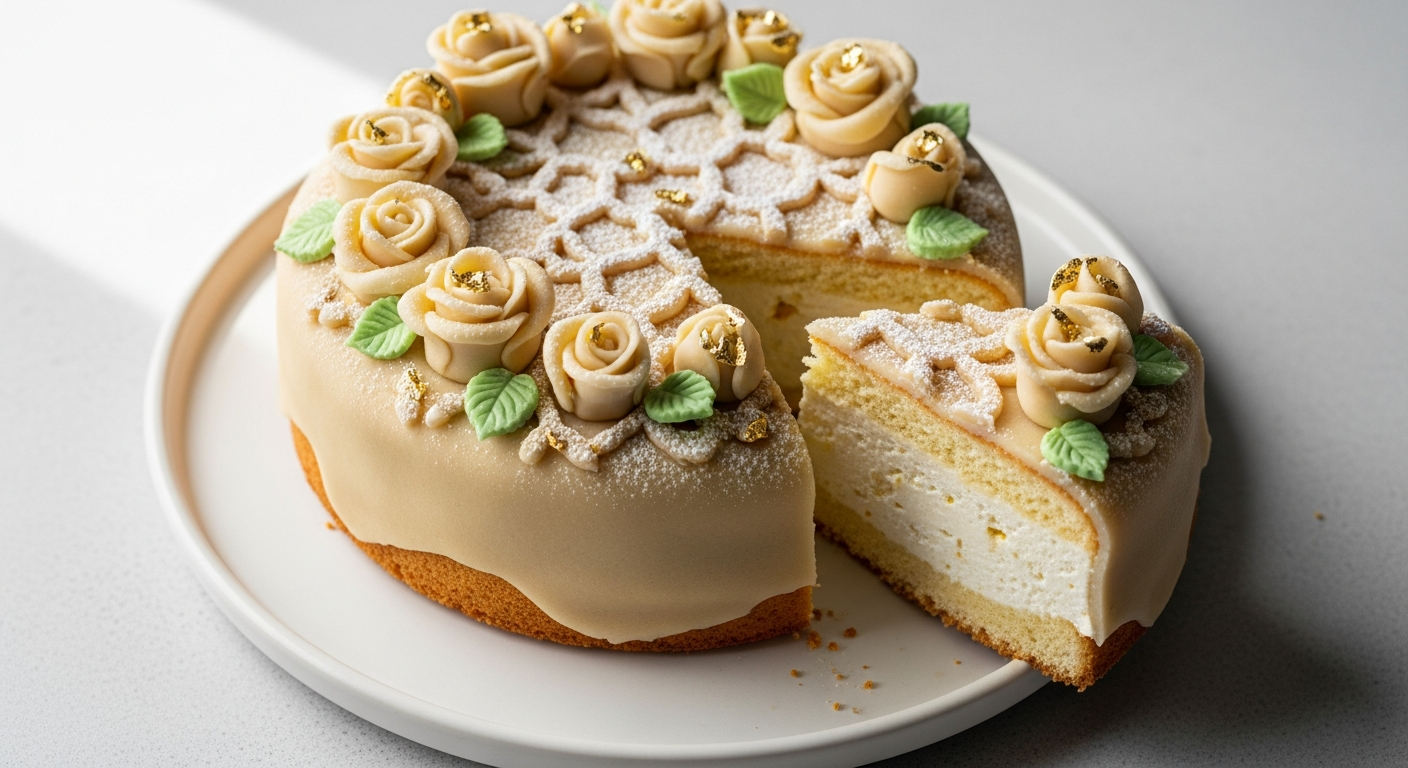 Crafting Ornate Ricotta & Marzipan Cake: Decadent Delights