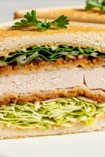 Crunchy Japanese Chicken Katsu Sandwich: A Flavorful Delight