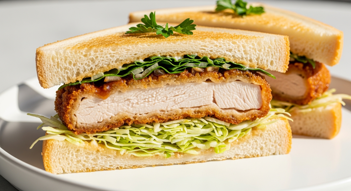 Crunchy Japanese Chicken Katsu Sandwich: A Flavorful Delight