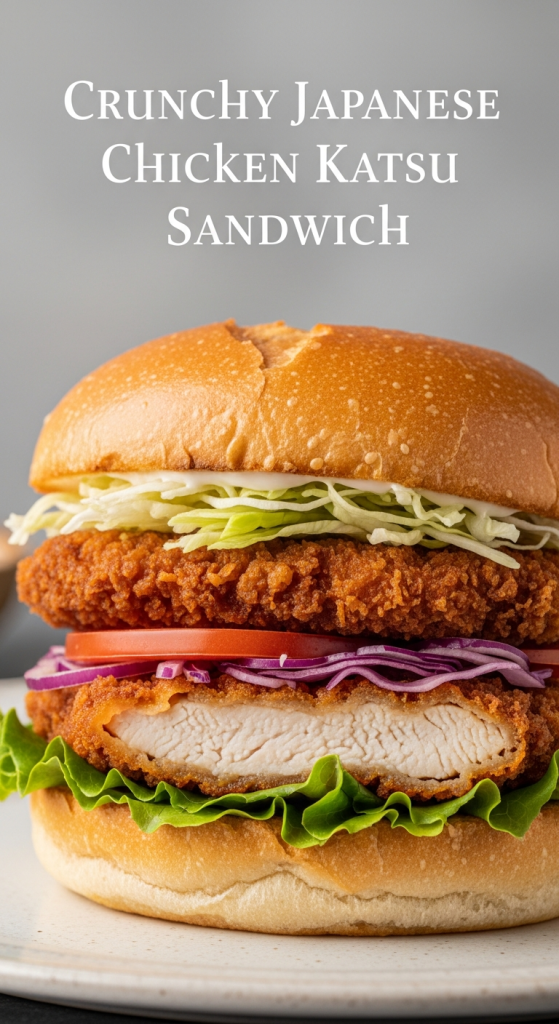 Crunchy Japanese Chicken Katsu Sandwich: A Flavorful Delight