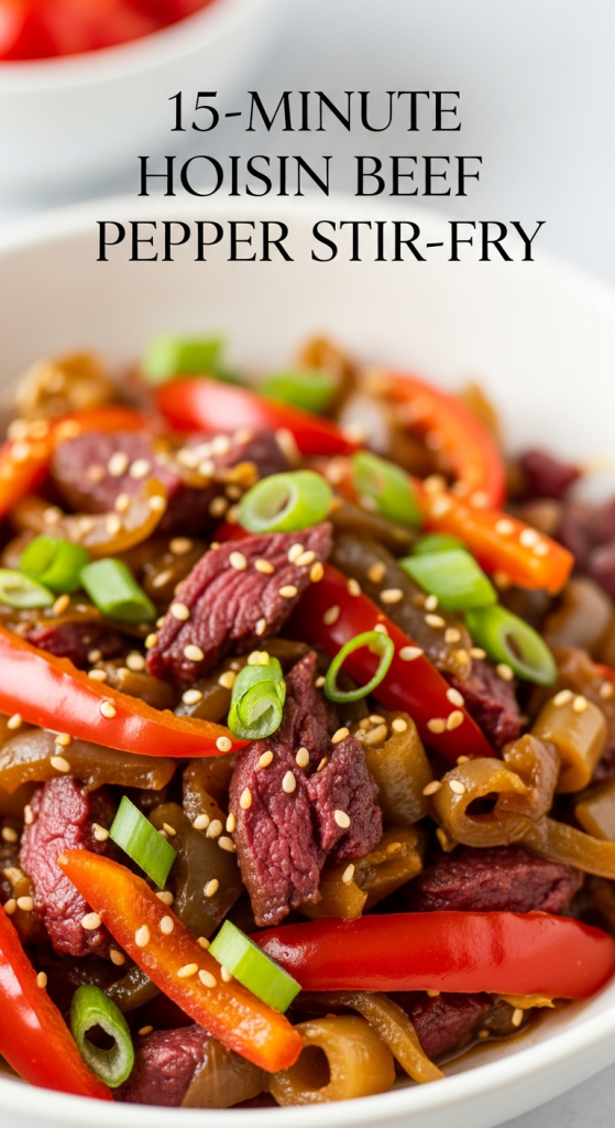 Decadent 15-Minute Hoisin Beef Pepper Stir-Fry: Quick & Flavorful