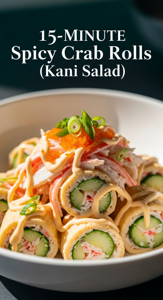 Decadent 15-Minute Spicy Crab Rolls (Kani Salad): Quick & Zesty