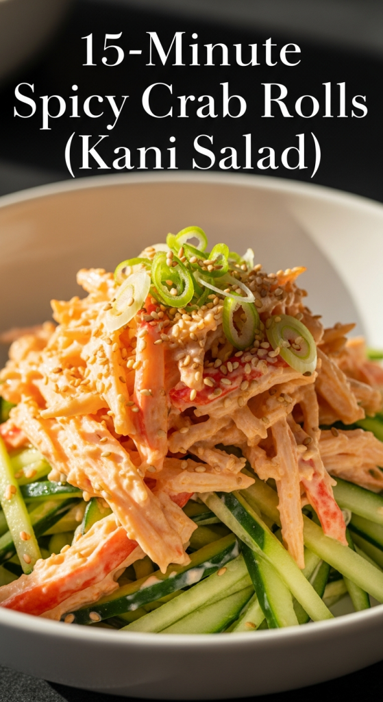 Decadent 15-Minute Spicy Crab Rolls (Kani Salad): Quick & Zesty