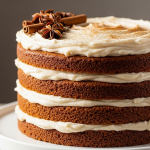 Decadent Chai Spice Layer Cake with Cinnamon Cream Cheese Frosting