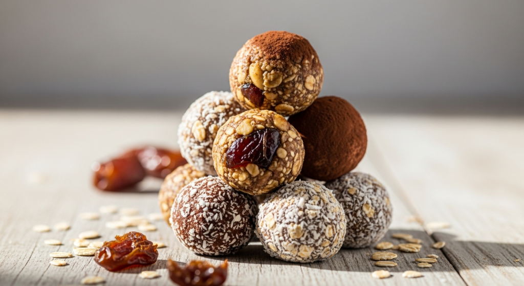 Decadent Homemade Oats & Dates Energy Bites: Power Up Your Day