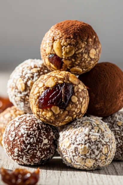 Decadent Homemade Oats & Dates Energy Bites: Power Up Your Day
