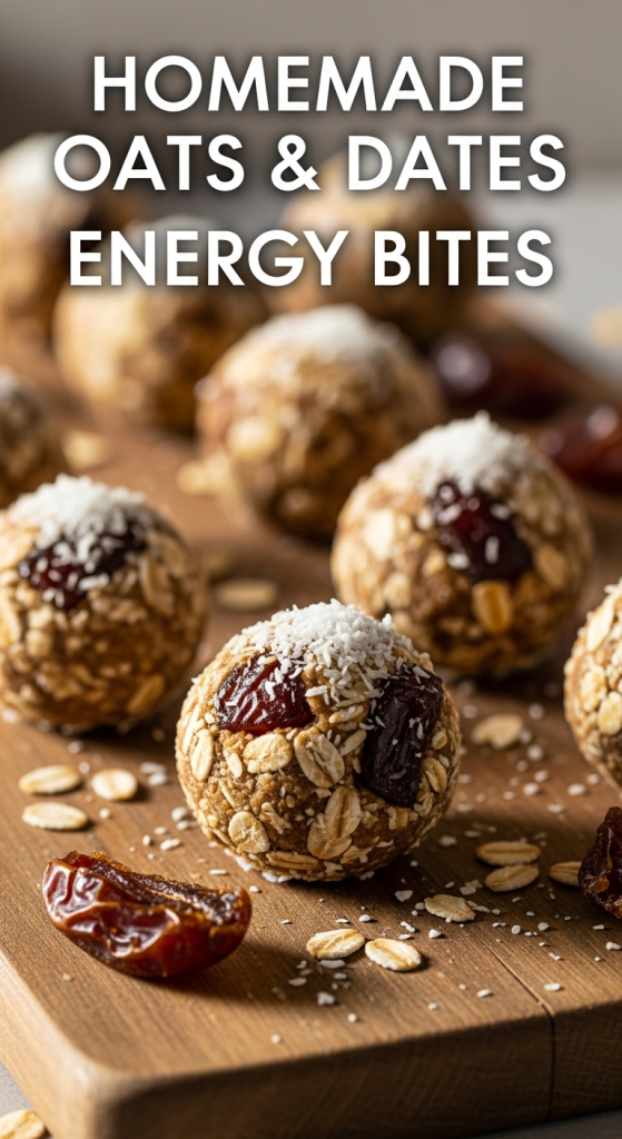 Decadent Homemade Oats & Dates Energy Bites Power Up Your Day