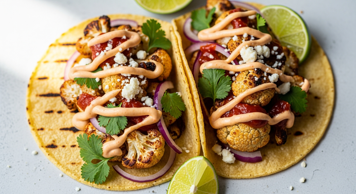 Decadent Roasted Cauliflower Tacos with Chipotle Aioli: Savor the Flavor