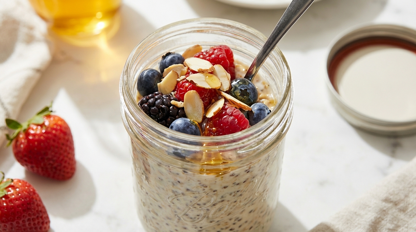 Easy No-Cook Overnight Oats Recipe: Wake Up to Delicious