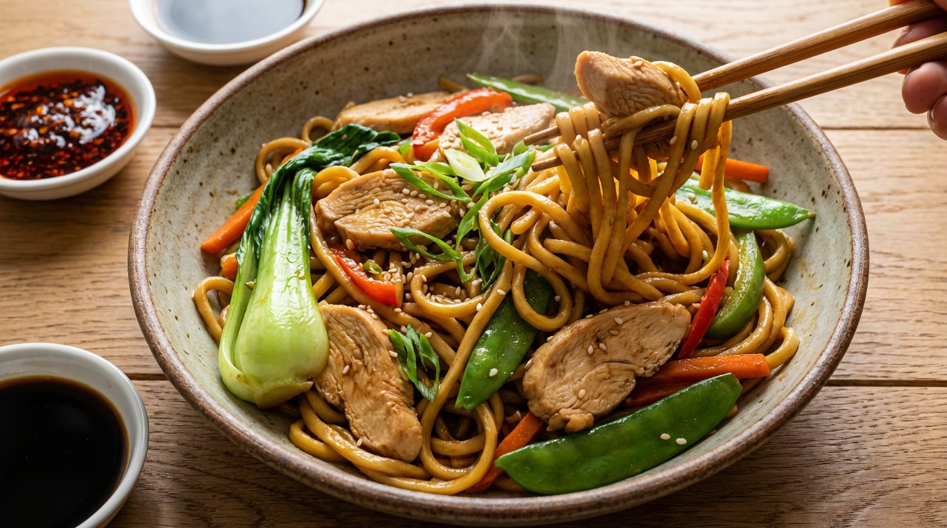 Effortless Chicken Lo Mein: Simple Recipe for Flavorful Noodles